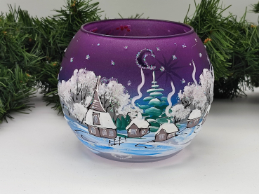 Windlicht Winterlandschaft, Farbverlauf - UKR